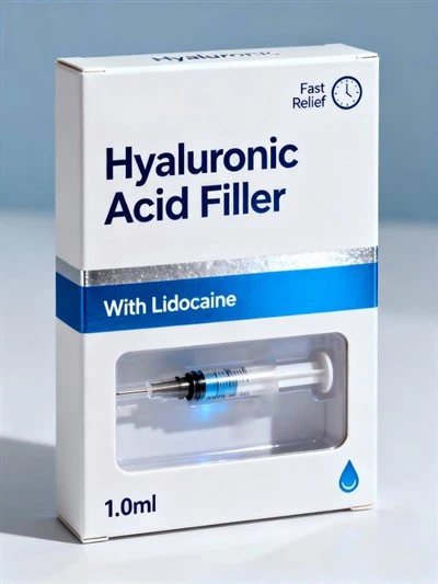 Výplň kyseliny hyalurónovej s lidokaínom